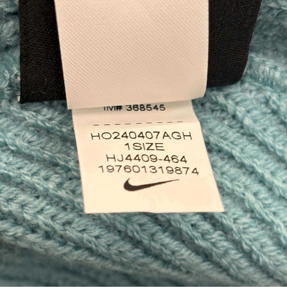 Nike ACG Terra Trail Youth Kids Beanie HJ4409-464 Denim Turquoise - Picture 6 of 6
